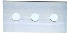 10  MEDYNA Industrieklingen  Dreilochklinge Gradkopf  0,10 mm Strke