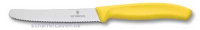 11 cm VICTORINOX Tafelmesser Wellenschliff gelb