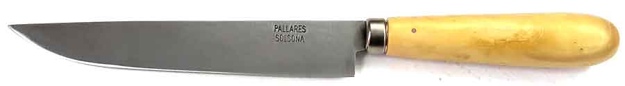  PALLARÈS Bacon knife boxwood carbon steel 15 cm