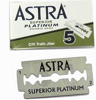 5  Rasierklingen ASTRA Superior Platinum ASP Astra Grün Rasierklinge