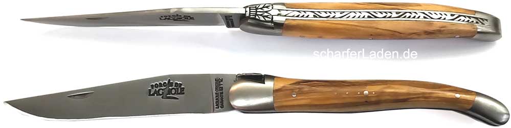 12cm FORGE DE LAGUIOLE Serie TRADITION pocket knife olive wood