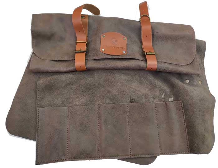 FELIX ZEPTER knife bag for up to 5 pieces leather  empty