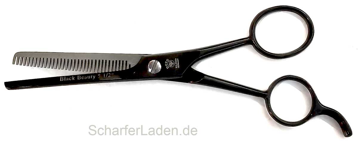 13 cm DOVO model BLACK BEAUTY modeling scissors hair scissors black