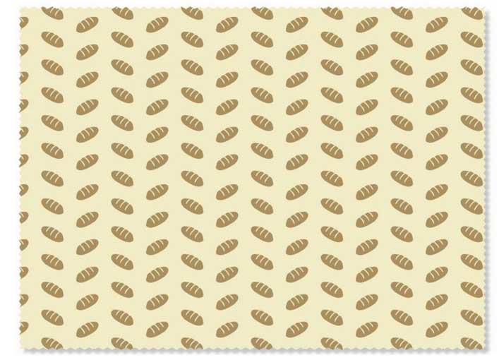 NUTS BEESWAX WRAP Bread Wrap Bienenwachstuch  43 cm x 58 cm