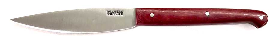 10 cm PALLARS tableknife Slim Table red INOX
