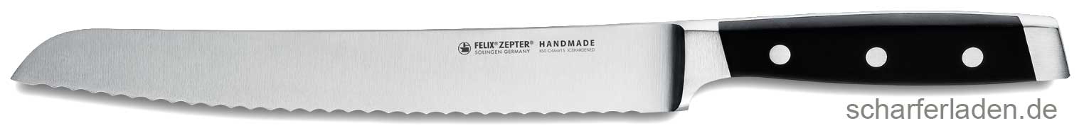 FELIX FIRST CLASS Brotmesser Wellenschliff 22 cm