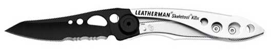 LEATHERMAN model SKELETOOL KBX knife black and silver Limited Edition