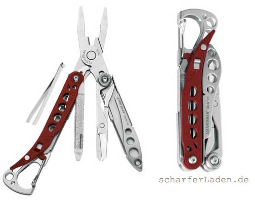 LEATHERMAN STYLE PS Multi-Tool rot