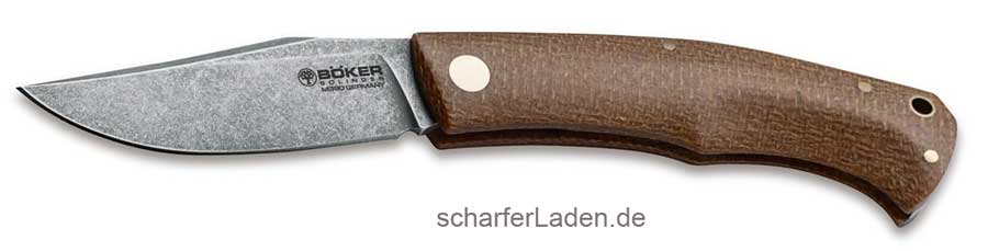 BKER Knife Pocket Knife Boxer EDC Brown