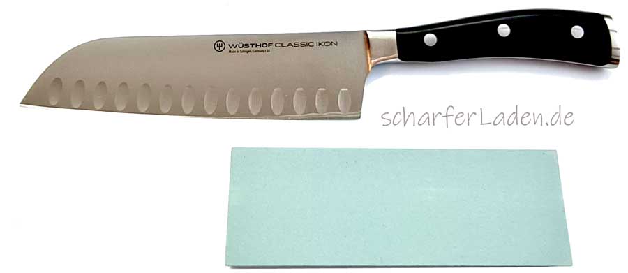 WÜSTHOF CLASSIC IKON ASIA -SET Santoku cooking knife with whetstone 