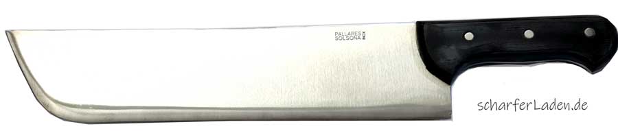 PALLARÈS chefs knife black INOX Stainless Steel 37 cm 