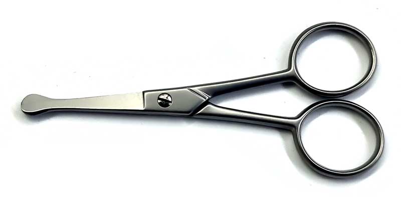 1909 RÖDTER Nose hair scissors ear hair scissors straight shape large stainless
