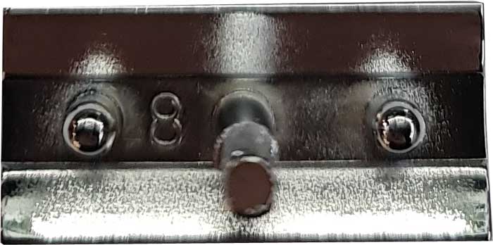 DOVO MERKUR spare part plate with long screw connection