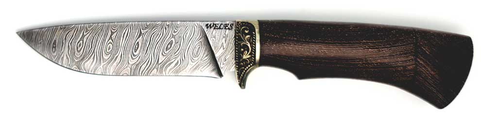 1909 RDTER UNIKAT hunting knife Damascus steel c
