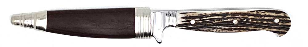 HARTKOPF model NICKER hunting knife staghorn case 10 cm