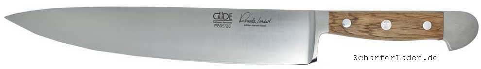 GÜDE Serie ALPHA FASSEICHE Edition HARALD RÜSSEL chefs knife 26 cm