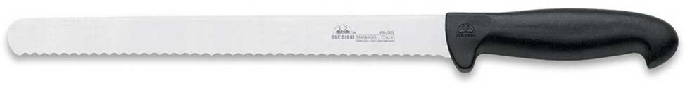 DUE CIGNI Utility knife - Bread knife 436 26 cm Black