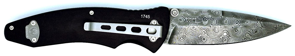 BKER Pocket Knife Bker Tirpitz-Damascus