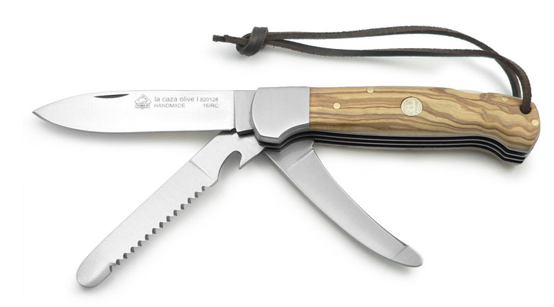 PUMA I PUMA IP la caza olive I pocket knife olive wood 3 -part