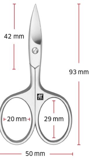 ZWILLING TWINOX nail scissors stainless steel matted