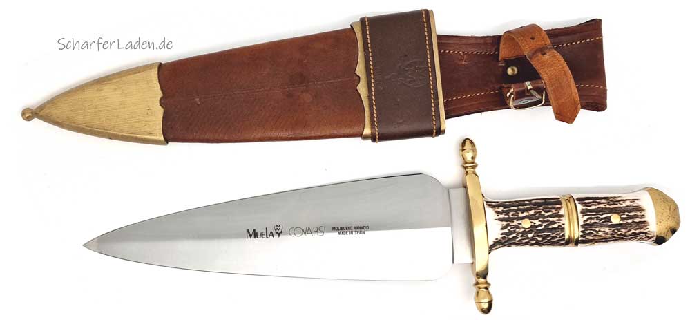MUELA COVARSI hunting knife staghorn