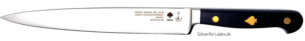 FRIEDRICH HERDER ABRAHAM SON- PIKAS Ham knife 20,5 cm Article No. 8113.210.POM