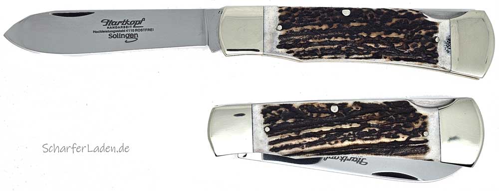 HARTKOPF Model 297 Pocket Knife Staghorn 1-piece