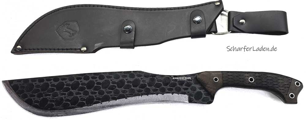 CONDOR machete Vipera with leather sheath 2-piece