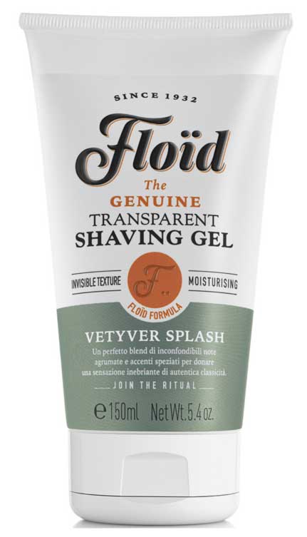 FLOID Rasiergel Tras Shaving Gel Vetyver Splash 150 ml