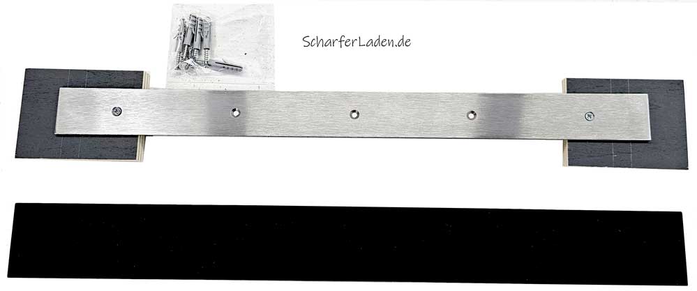 SCHNEIDHOLZ Magnetic bar knife rail Topan Black 55 cm