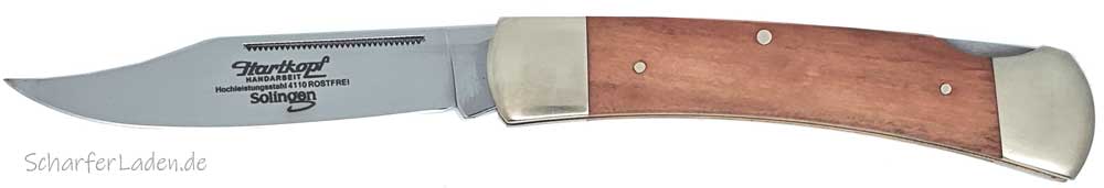 HARTKOPF Model 290 Pocket knife Olive wood without engraving plate