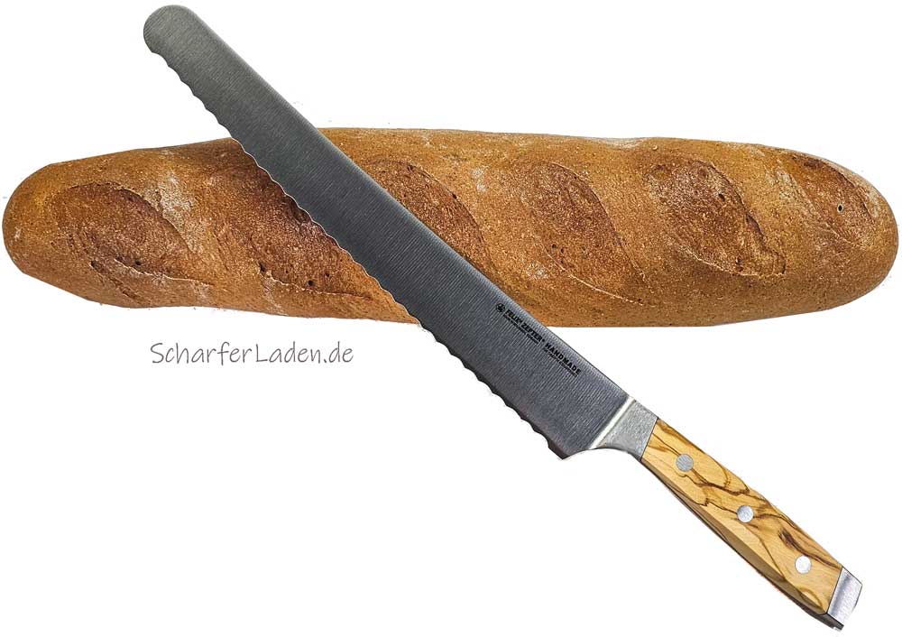 FELIX FIRST CLASS WOOD Italian bread knife serrated 26 cm