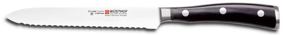 Classic Ikon universal knife with serrated edge