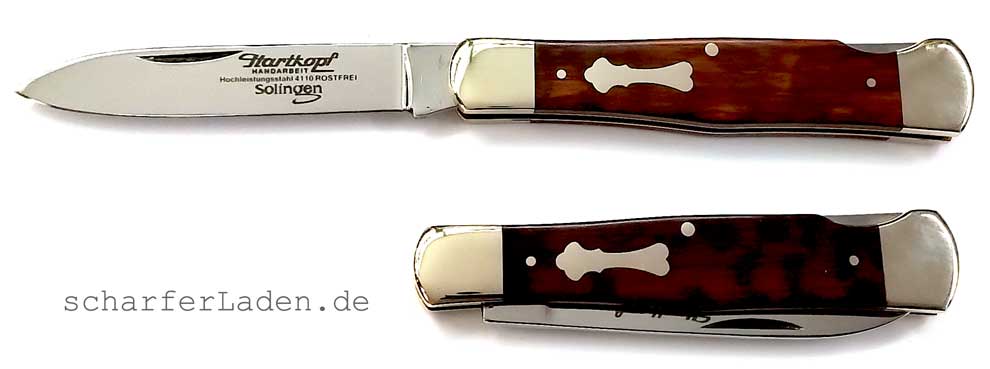 255 Hartkopf Messer Solingen  Amourette Schlangenholz