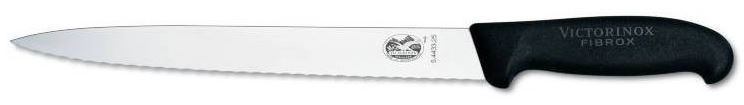 VICTORINOX Series FIBROX ham knife serrated edge