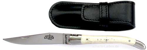 FORGE DE LAGUIOLE RADITION Pocket Knife Bone polished Case Set 2-piece