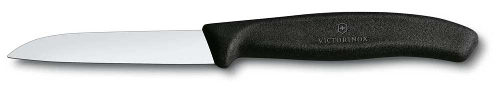 8 cm VICTORINOX Serie SWISS CLASSIC Paring knife straight cut black