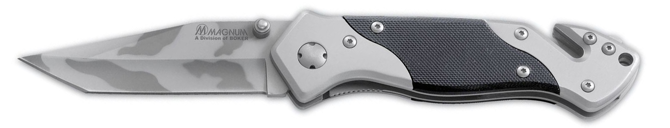 BOKER Pocket Knife Magnum High Risk Emergency Knife
