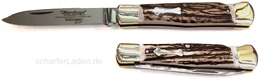 HARTKOPF Knife Model 255 Pocket Knife Staghorn