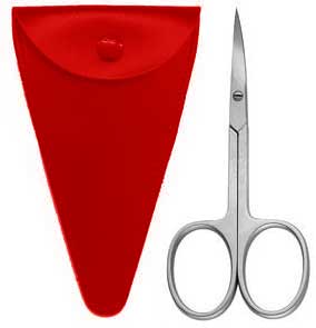 1909 RDTER Cuticle scissors Stuffing function Case red Set