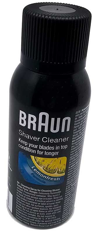 Shaver Cleaner Braun reinigungsspray