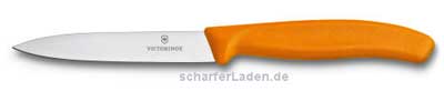 10 cm VICTORINOX SWISS CLASSIC Messer glatt orange