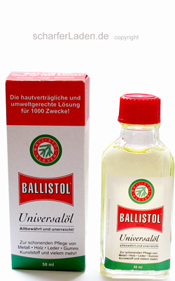 BALLISTOL  Öl 50 ml Pflegeöl für Messer Rasiermesser Metall Holz