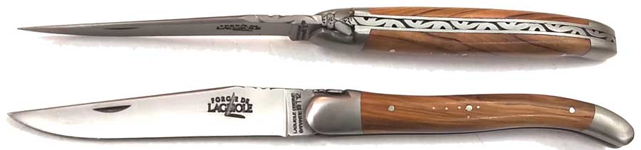 11 cm  FORGE DE LAGUIOLE LUXE series pocket knife olive wood