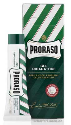 Proraso gel, to stop little cuts from bleeding