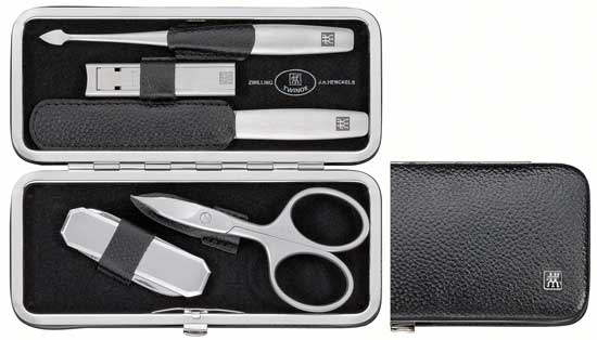 Manicure Pedicure Men Gentlemen with Clipper and Knife Zwilling