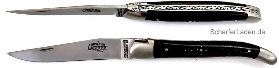 11cmFORGE DE LAGUIOLE pocket knife handle  ebony