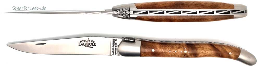 FORGE DE LAGUIOLE Serie LUXE Pocket Knife Elm wood satin finish 11