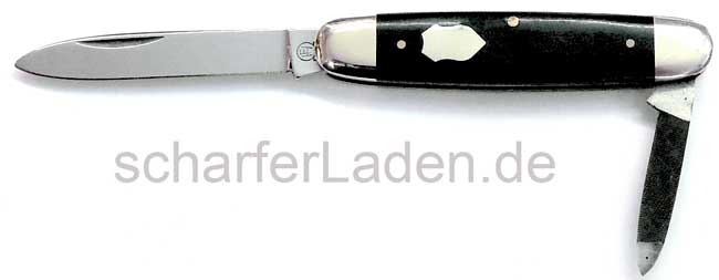 354 Hartkopf Hartkopf Messer mit in Solingen gehauner Feile  altes Hartkopf Sammlermesser