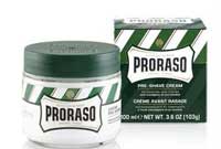 PRORASO Serie GRÜN  Pre Shaving Cream  Rinfrescante e tonificante